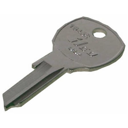 Dormakaba Kaba 1646R 0.09 x 0.09 in. Ilco Nickel Plated Brass USPS Mailbox Reverse Profile Key Blank; Pack Of 10 790017